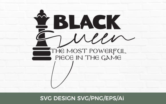 Black Queen Game SVG: A Commercial Graphic Template for Digital Sellers
