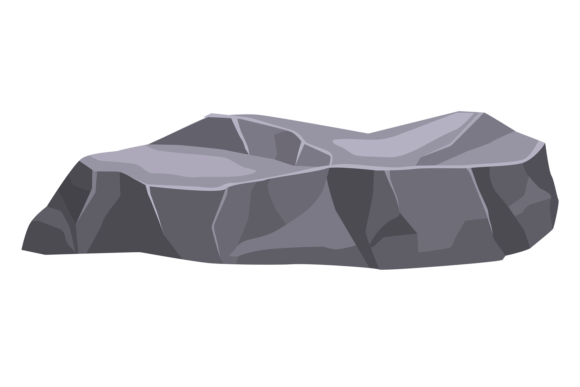 Cartoon Stone Graphics for Game Landscapes & Creative Products