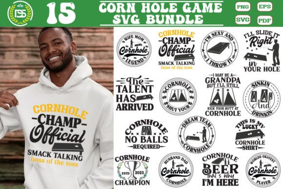Cornhole SVG Bundle Brings Playful Craft Charm to Local Brand Graphics