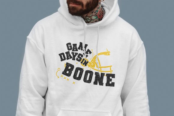 Game Days in BOONE: A Crafted Graphic for Bold Brand Expression