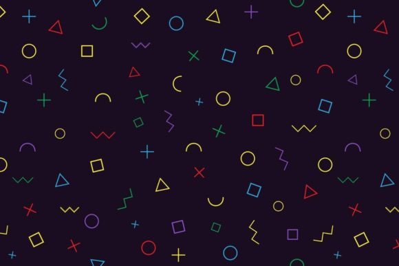 Game Geometric Pattern Backgrounds for Modern Brand Graphics