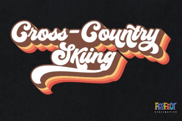 Gross Country Skiing Retro Groovy Game Review for Real Embroidery Use