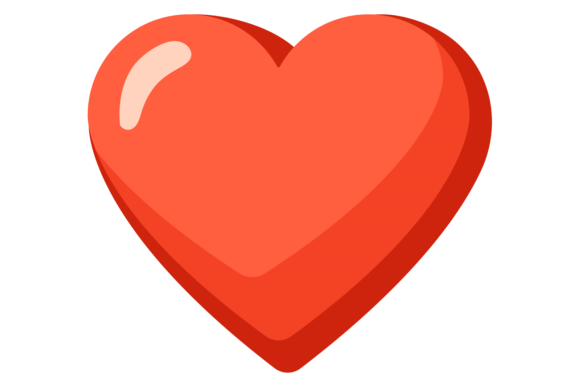 Heart Cartoon Icon: A Versatile Game Health Symbol for Embroidery Projects