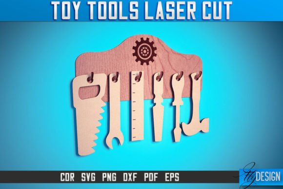 Toy Tools Laser Cut SVG Boy Game SVG for Crafts & Graphics Projects